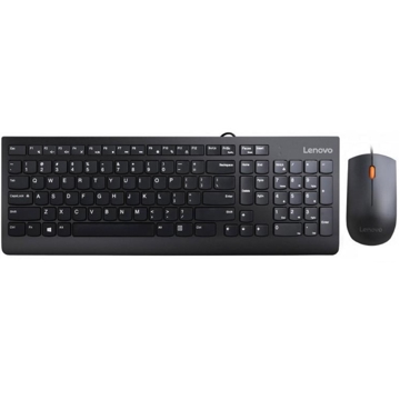 კლავიატურა+მაუსი Lenovo GX30M39635, Wired, USB, Keyboard And Mouse, Black