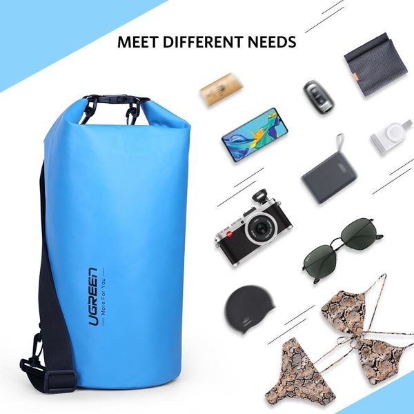 წყალგაუმტარი ზურგჩანთა UGREEN ED034 (70112) 10L Waterproof Backpack (light blue)