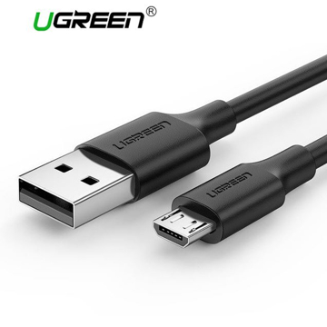 USB კაბელი UGREEN US289 (60137) 1.5m usb 2.0 male to micro usb data cable black