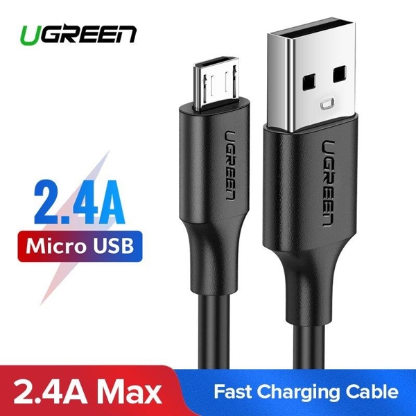 UGREEN US289 (60137) 1.5m usb 2.0 male to micro usb data cable black