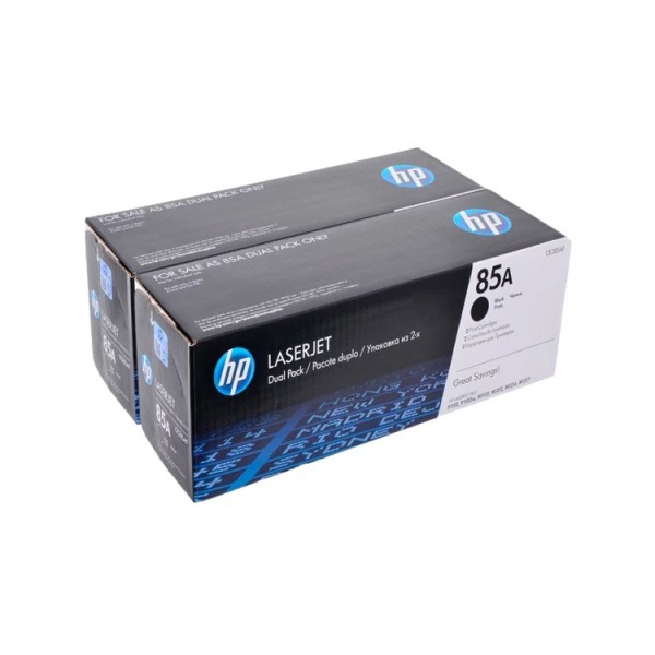 HP 85A CE285AF Black Dual Pack LaserJet Toner Cartridges