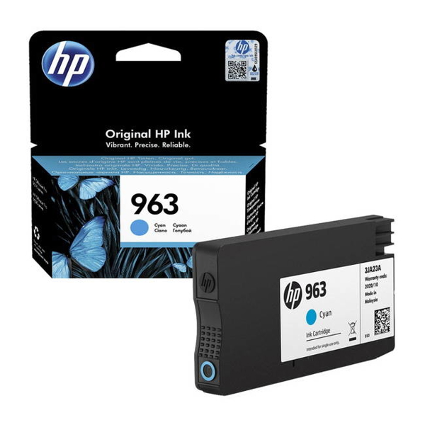 HP 963 Cyan Original Ink Cartridge