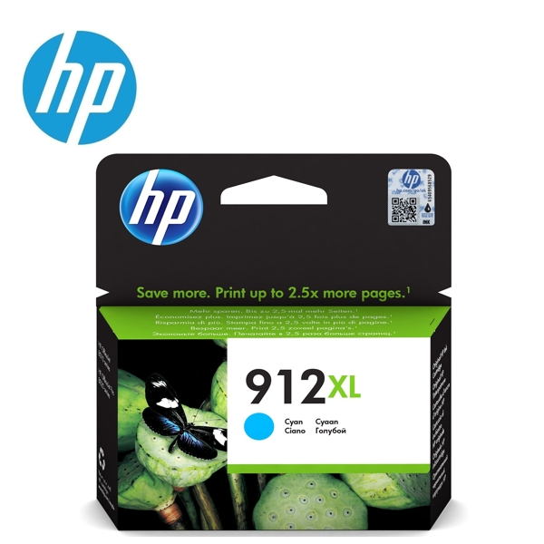 HP 912XL High Yield Cyan Original Ink Cartridge