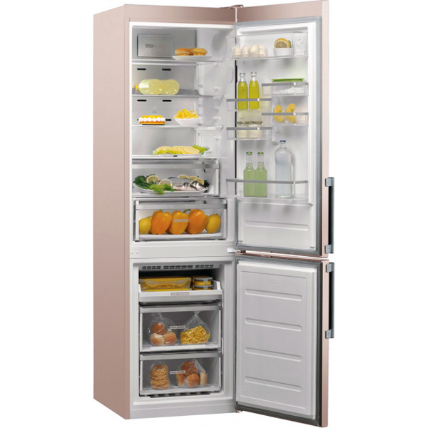 მაცივარი Whirlpool W9 931D B H Combined Fridge-Freezer 388 L, Bronze