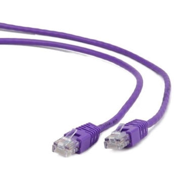 ქსელის კაბელი Gembird PP12-2M/P CAT5e UTP Patch cord, purple 2m Purple