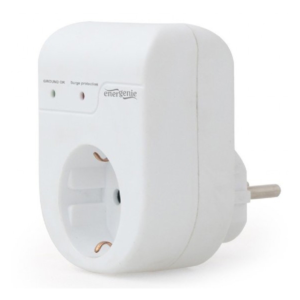 დენის დამცავი Gembird EG-SPG1-01-W Surge Protector White