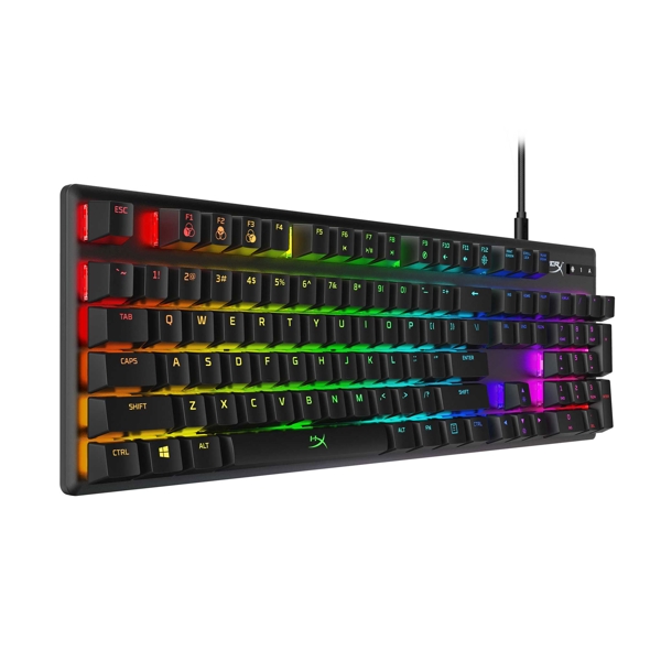 კლავიატურა HyperX HX-KB6RDX-US Alloy Origins, Gaming Keyboard, USB Black