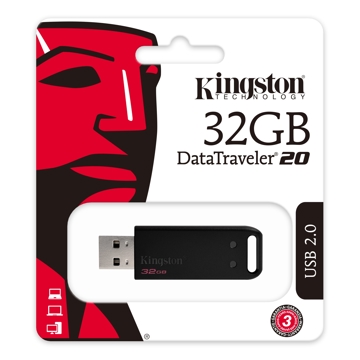 USB ფლეშ მეხსიერება 32GB KINGSTON DT2032GB DATATRAVELER USB 2.0