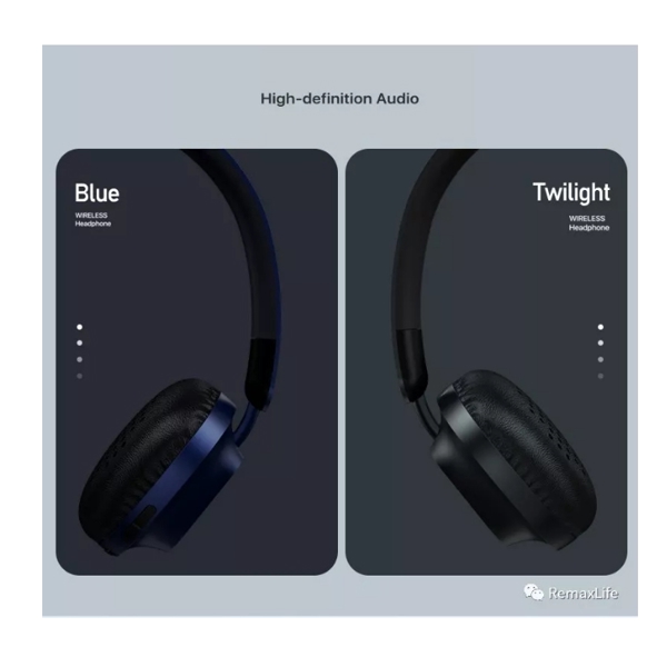 REMAX HIFI WIreless Headphone RB-550HB Blue