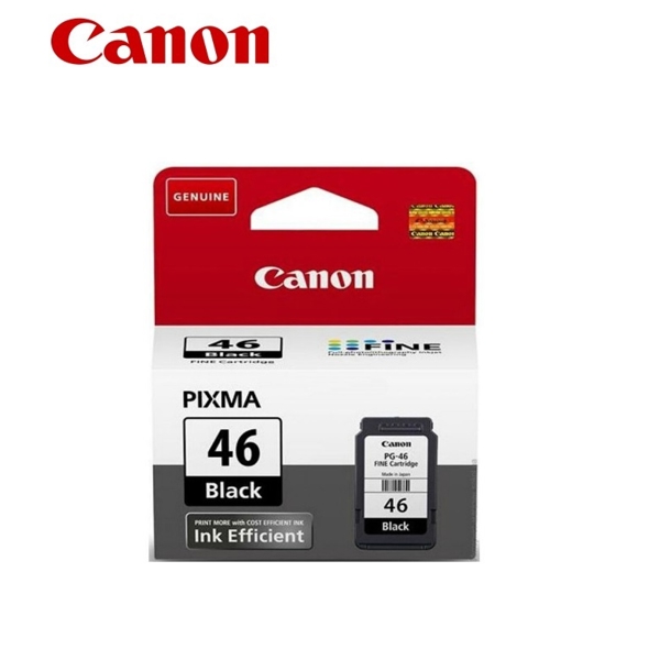 კარტრიჯი CANON Ink Cartridge PG-46 Black PIXMA E404 / E464 / E414