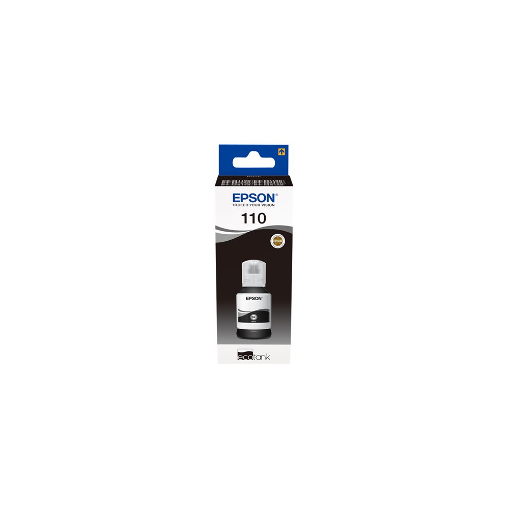 მელანი Epson 110 Ecotank PIGMENT Black XL (C13T03P14A) 0.12l 6,000 pages