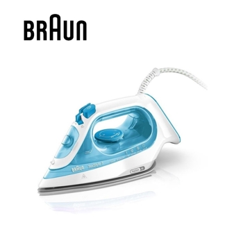 ორთქლის უთო Braun SI3053BL, 2350W, 270ML, Steam Iron, White/Blue