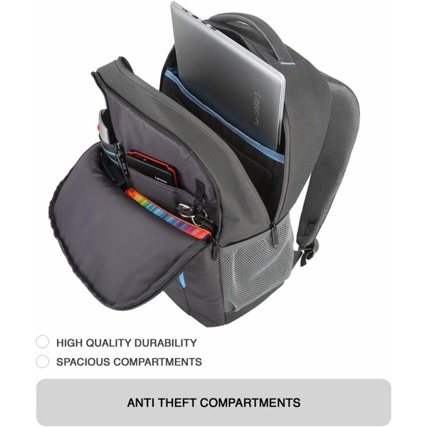  ნოუთბუქის ჩანთა LENOVO 15.6” LAPTOP EVERYDAY BACKPACK B515 GREY