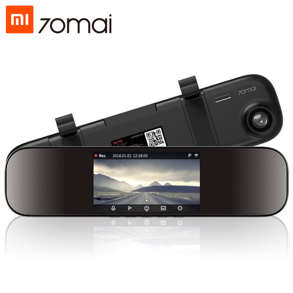 მანქანის ვიდეო რეგისტრატორი Xiaomi 70Mai Rearview Mirror Dash Cam Midriver D04 Xiaomi SONY IMX335 Car DVR 1600P Recorder 24H Parking Monitor ADAS WiFi APP