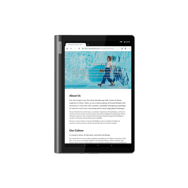 ტაბლეტი Lenovo Yoga Smart Tab 10.1'' FHD 4GB, 64GB LTE Iron Grey