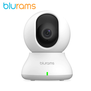 Blurams A31 PTZ Dome Security Camera 2K, Wifi Two-Way Audio Night Vision Works with Alexa 360 Degree White