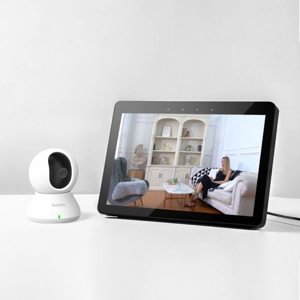 ვიდეო სათვალთვალო კამერა Blurams A31 PTZ Dome Security Camera 2K, Wifi Two-Way Audio Night Vision Works with Alexa 360 Degree White