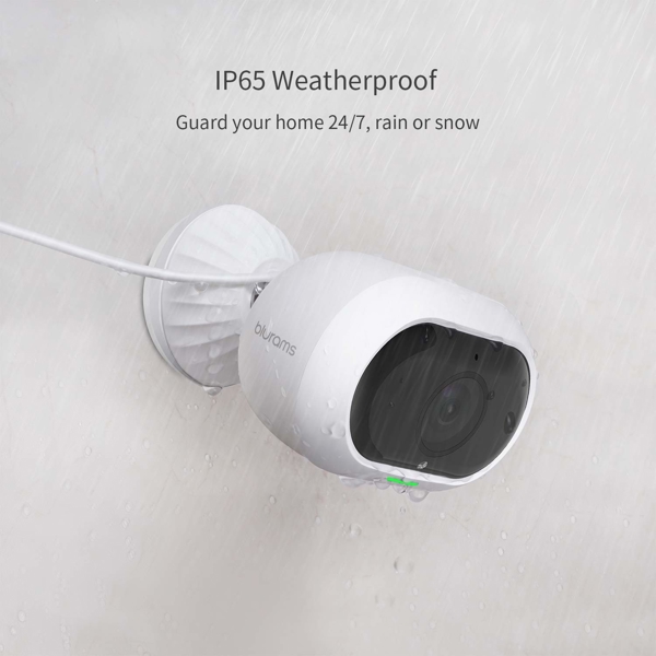 გარე ვიდეო სათვალთვალო კამერა Blurams A21C Outdoor Pro Security Camera System 1080p FHD Outside Night Vision Facial Recognition Weatherproof Works with Alexa