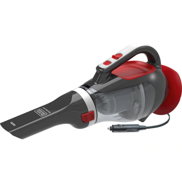 მანქანის მტვერსასრუტი Black And Decker ADV1200-XJ 650 ml, 12.5 W Grey/Red