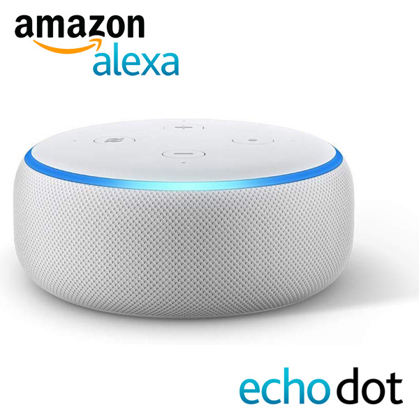 ჭკვიანი ასისტენტი Amazon Echo Dot (3rd Gen) - Smart speaker with Alexa - Sandstone White