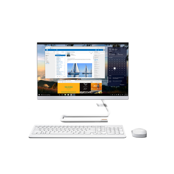 All In One კომპიუტერი Lenovo Desktop IC A340-22IGM 21.5" J5005 256 4G White