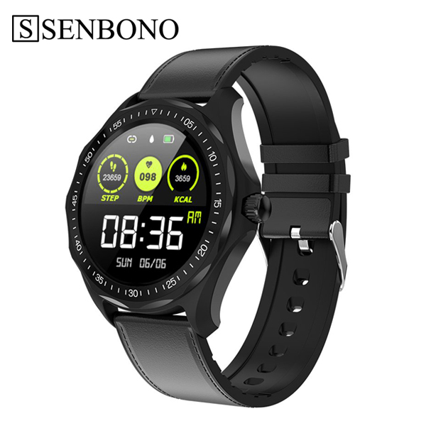 სმარტ საათი SENBONO S09 IP 68  Waterproof Smart Watch, Heart Rate Monitor, Blood Pressure Monitor, Men's Smart Watch, Fashion Fitness Watch