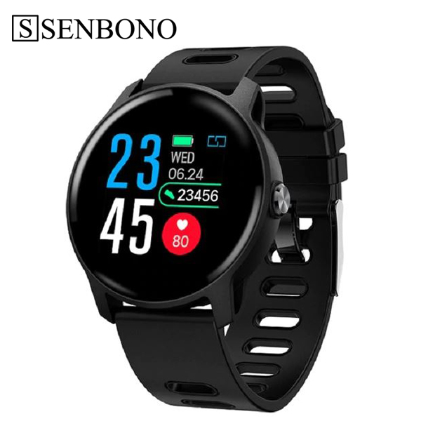 სმარტ საათი SENBONO S08 Men's Sports Pedometer Smart Watch IP68 Waterproof Fitness Tracker Heart Rate Monitor Women Watch Smart Watch