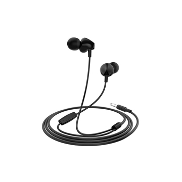 ყურსასმენი HOCO M60 PERFECT SOUND UNIVERSAL EARPHONES WITH MIC  BLACK