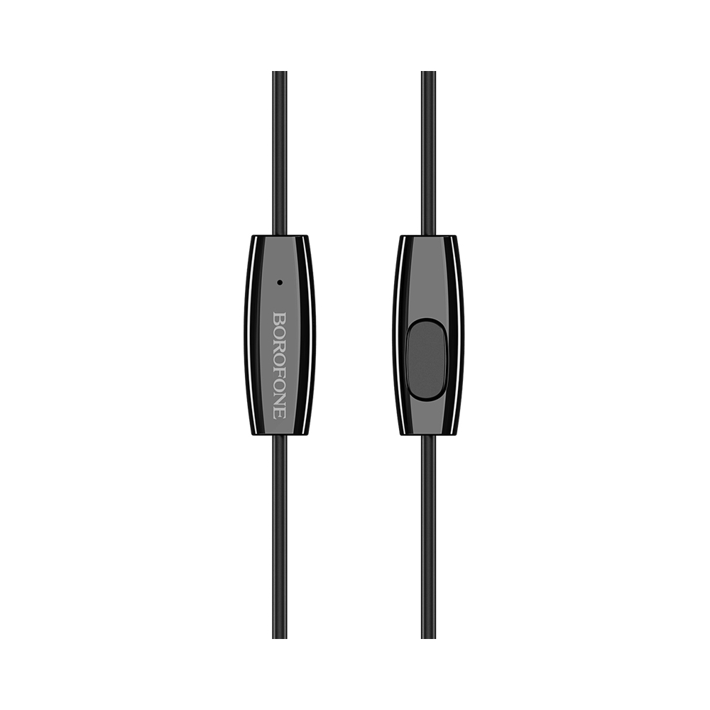 ყურსასმენი BOROFONE BM31 Mysterious universal earphones with mic black