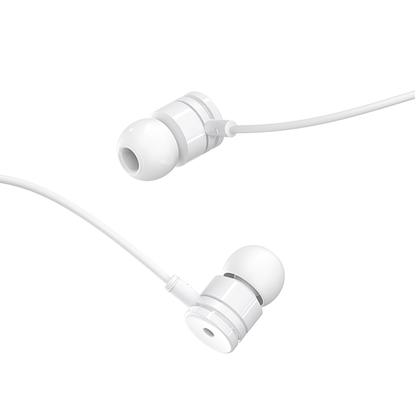 ყურსასმენები BOROFONE  BM31 Mysterious universal earphones with mic white