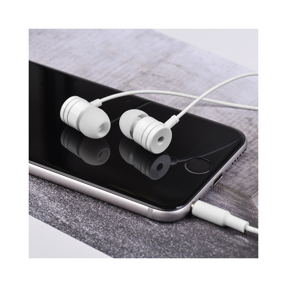ყურსასმენები BOROFONE  BM31 Mysterious universal earphones with mic white