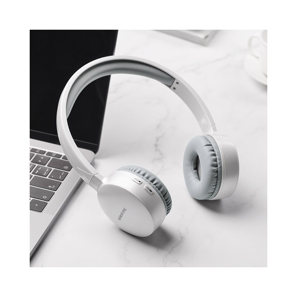 ყურსასმენები BOROFONE BO2 Fine move wireless headset white