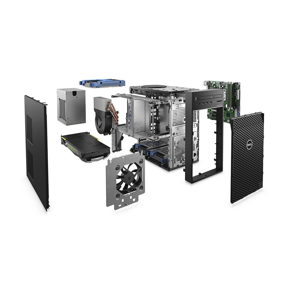 პერსონალური კომპიუტერი Dell Precision Tower Workstation 3630, i9-9900, 32GB / M.2 512GB PCIe NVMe SSD