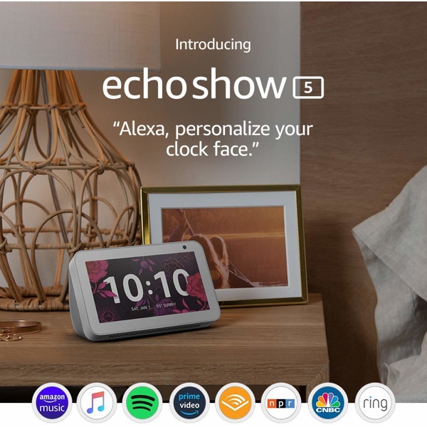 ჭკვიანი ასისტენტი Amazon Echo Show 5 Compact smart display with Alexa Sandstone