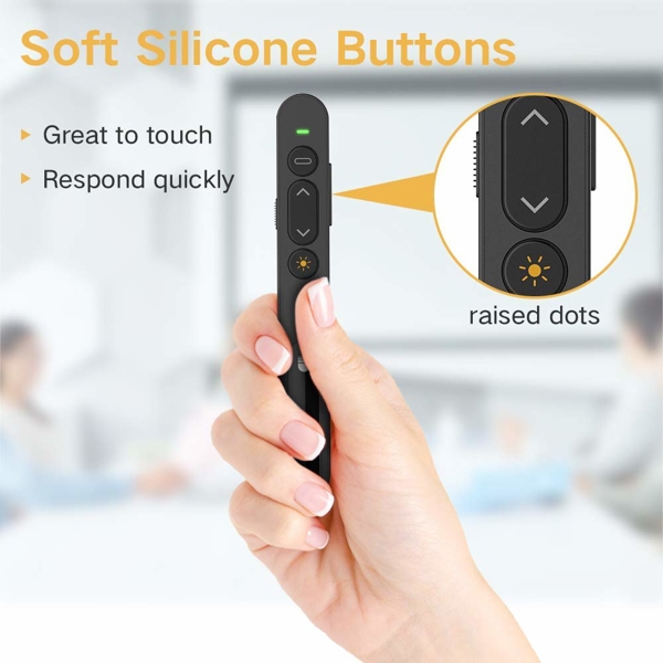 პრეზენტერი Doosl DSIT0011 Wireless Presenter 2.4GHz Powerpoint Presentation Remote Control