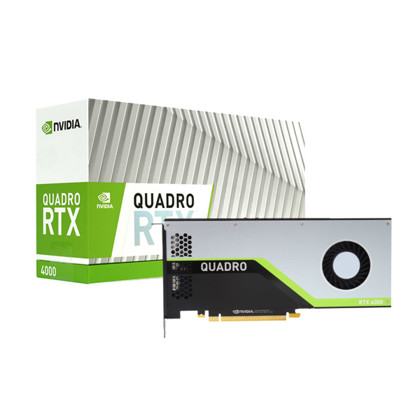 ვიდეო დაფა NVIDIA Quadro RTX 4000, 8GB, 3x DP + 1x Virtual Link