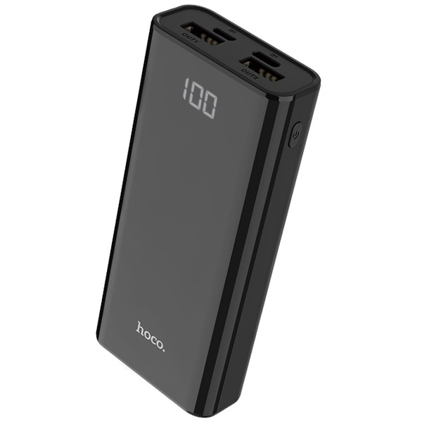 პორტატული დამტენი HOCO J45 Elegant Shell Mobile Power Bank(10000MAh) Black