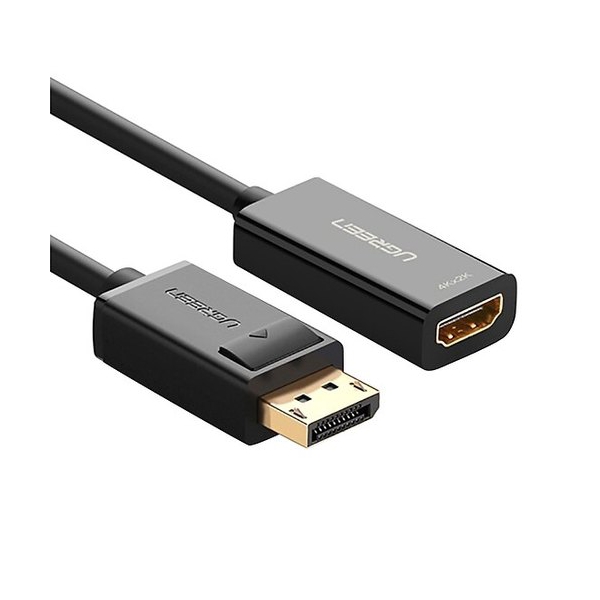 ადაპტერი UGREEN MM137 (40363) DisplayPort to HDMI Female Converter 4K*2K 25cm (Black)