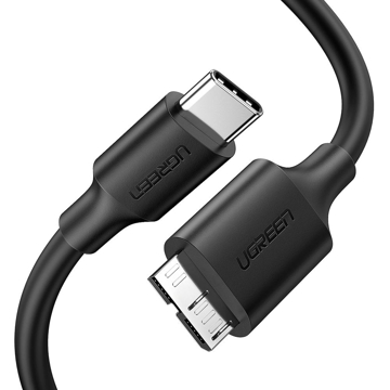 UGREEN US312 (20103) USB Type-C to Micro-B USB 3.0 Cable, 1m, Black