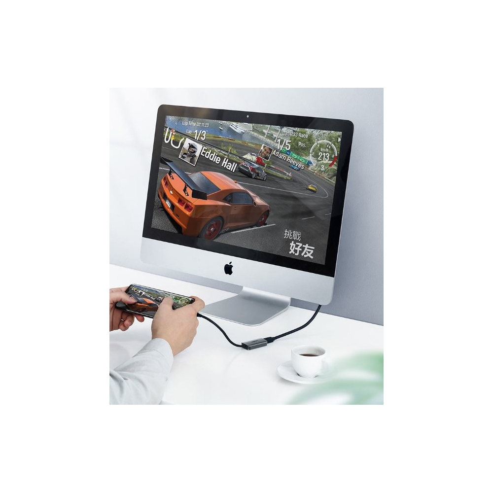 ადაპტერი UGREEN CM236 (60351), Type C to Mini DP Converter, Gray