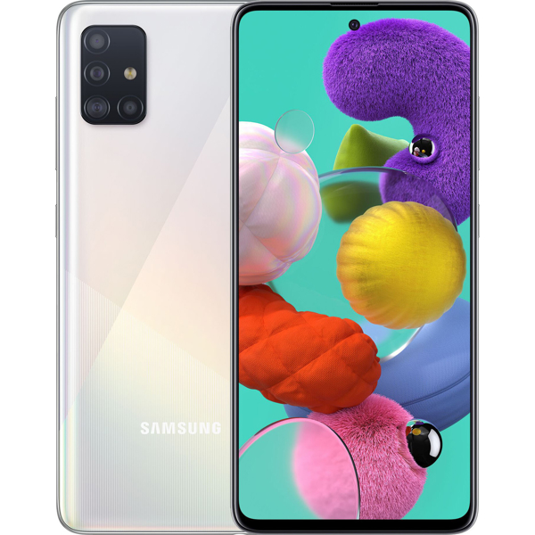 მობილური ტელეფონი Samsung A515F Galaxy A51 4GB-64GB LTE Duos White