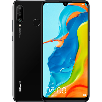 მობილური ტელეფონი Huawei P30 Lite 6GB-256GB Dual sim LTE Black