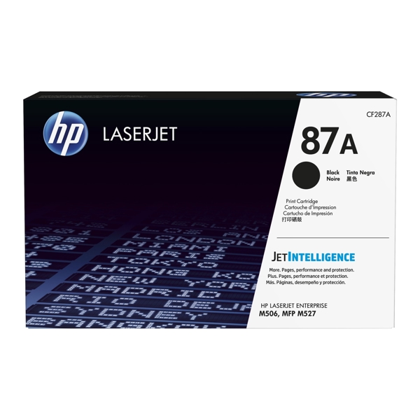 კარტრიჯი HP 87A Black Original LaserJet Toner Cartridge