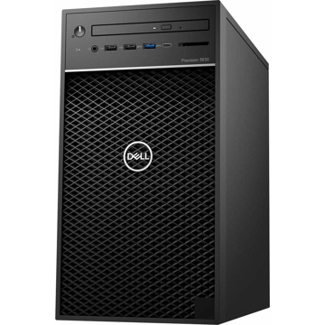 პრსონალური კომპიუტერი Dell Precision Tower Workstation 3630, Intel Xeon E-2186G, 6 Core HT, 12MB Cache, 3.8Ghz, 4.7GHz Turbo 32GB (2X16GB) 2666 MHz DDR4 UDIMM Non-ECC (4 Dimm Slots; Up to 64GB ), M.2 512GB PCIe NVMe SSD 