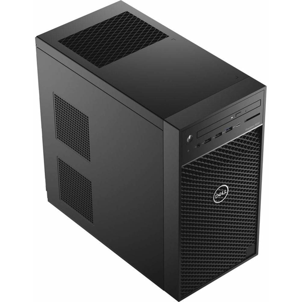 პრსონალური კომპიუტერი Dell Precision Tower Workstation 3630, Intel Xeon E-2186G, 6 Core HT, 12MB Cache, 3.8Ghz, 4.7GHz Turbo 32GB (2X16GB) 2666 MHz DDR4 UDIMM Non-ECC (4 Dimm Slots; Up to 64GB ), M.2 512GB PCIe NVMe SSD 
