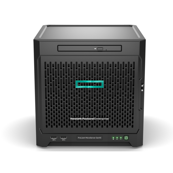 სერვერი HPE ProLiant MicroServer Gen10 X3216 1P 8GB-U 4LFF NHP SATA 200W PS Entry Server