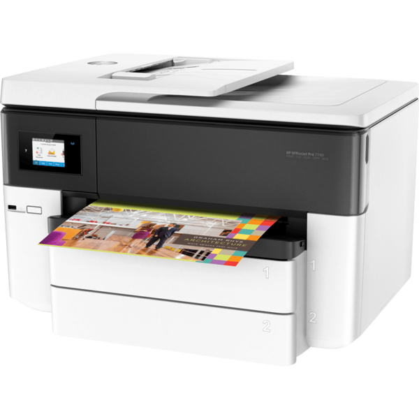 HP Officejet Pro 7740 MFP Printer White