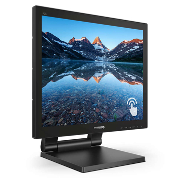 მონიტორი PHILIPS TFT-LCD monitor with SmoothTouch / 17 inch / Operating system Windows, Android / MAC OS X; certain Linux versions / VGA / DisplayPort 1.2 / HDMI / USB 3.1 x 2 / Black