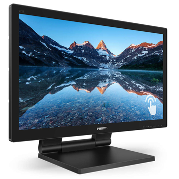 მონიტორი PHILIPS TFT-LCD monitor with SmoothTouch / 21.5 inch / Operating system Windows, Android / MAC OS X; certain Linux versions / VGA / DisplayPort 1.2 / HDMI 1.4 / USB 3.1 x 2 / Black