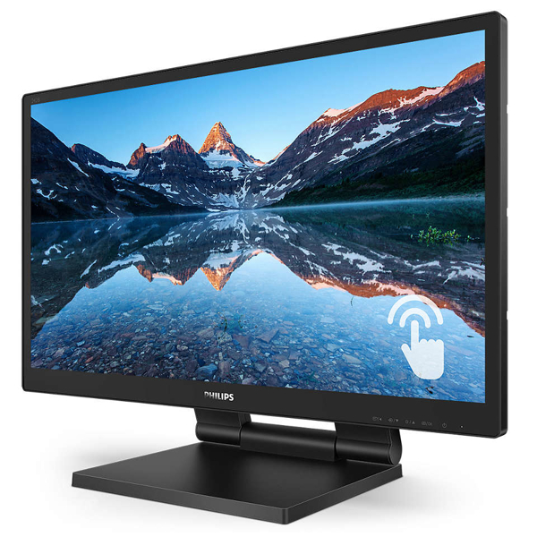 მონიტორი PHILIPS LCD monitor with SmoothTouch / 23.8 inch / Operating system Windows, Android / MAC OS X; certain Linux versions / VGA / DisplayPort 1.2 / HDMI 1.4 / USB 3.1 x 2 / Black
